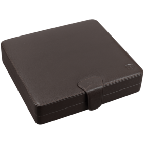 Guardsman Guardsman Brown Leather Travel Humidor - Holds 20 cigars