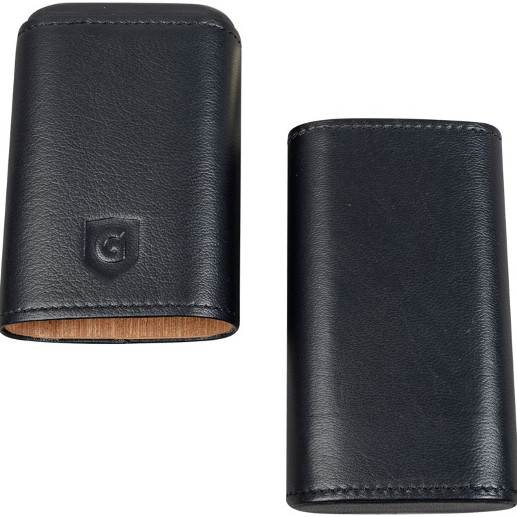 Guardsman Guardsman 3 Finger Cigar Case - Black