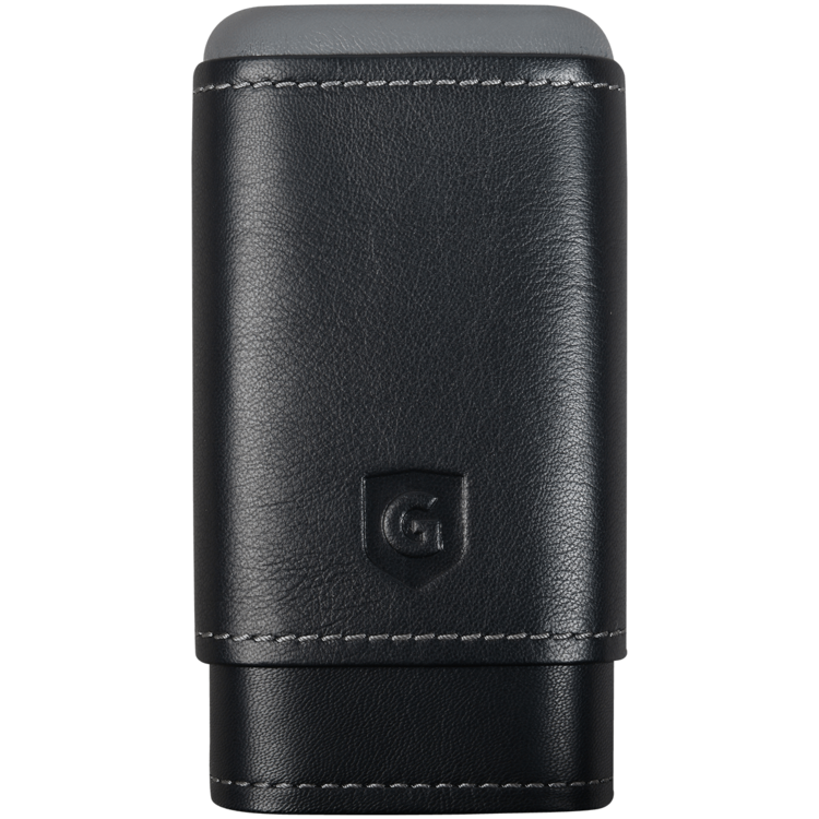 Guardsman Guardsman 3 Finger Cigar Case - Black and Grey