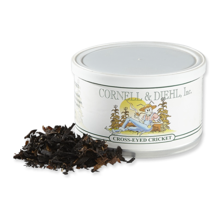 Cornell & Diehl C&D Pipe Tobacco Cross-Eyed Cricket Tins 2 oz.