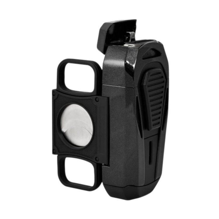 Colibri Colibri Boss Lighter with Cutter - Black