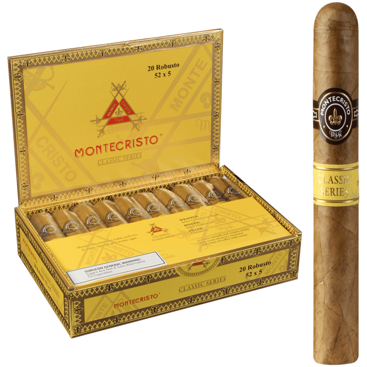 Montecristo Cigars Montecristo Classic Robusto - Box 20