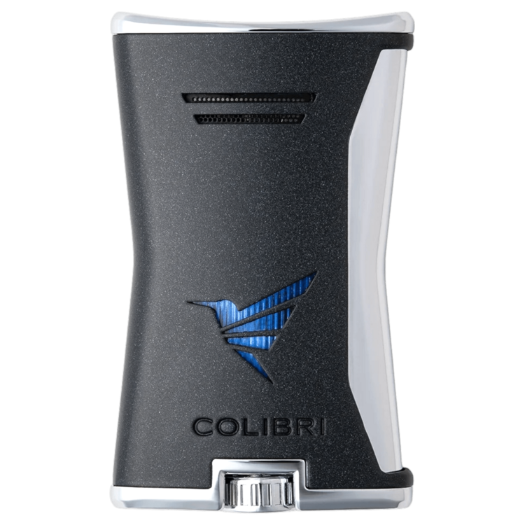 Colibri Colibri Slim Lighter - Black and Chrome
