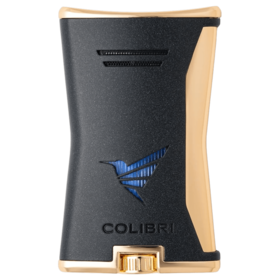 Colibri Colibri Slim Lighter - Black and Gold