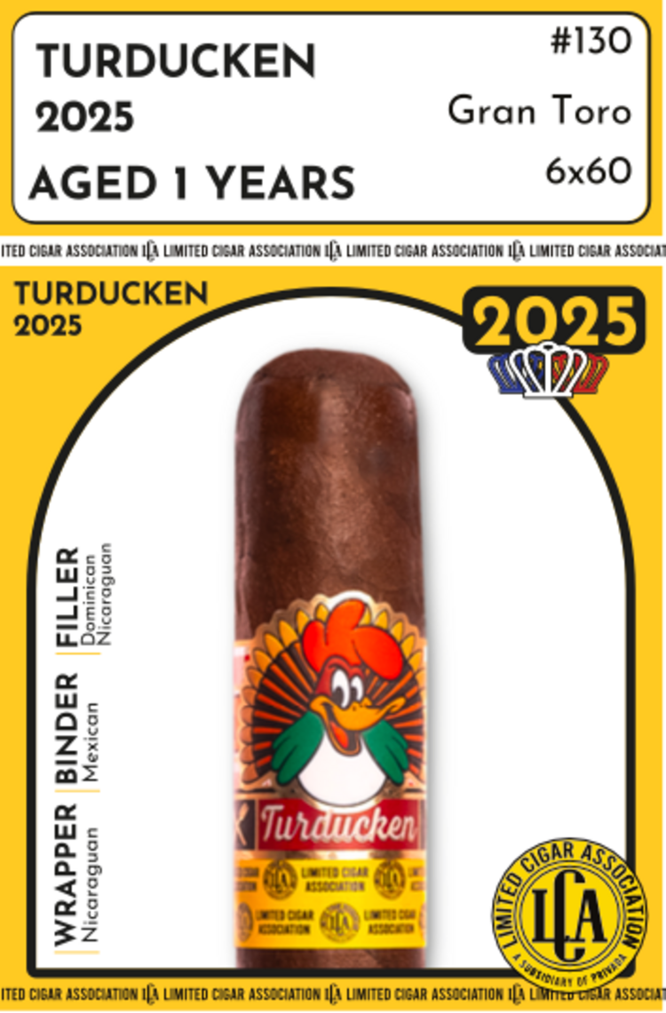 Limited Cigar Association LCA - Turducken 2024 - Gran Toro 6x60