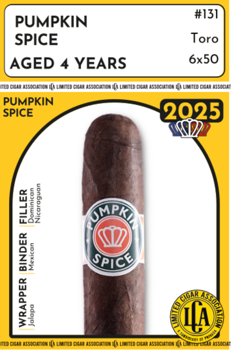 Limited Cigar Association LCA Plus - Pumpkin Spice - Toro - 6x50