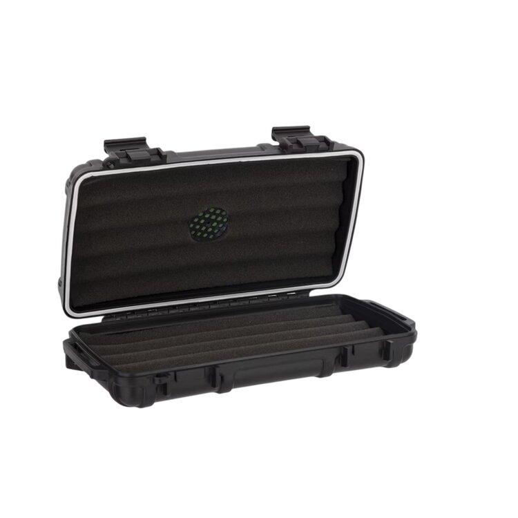 Cigar Caddy Cigar Caddy Travel Humidor - Holds 5 - Black