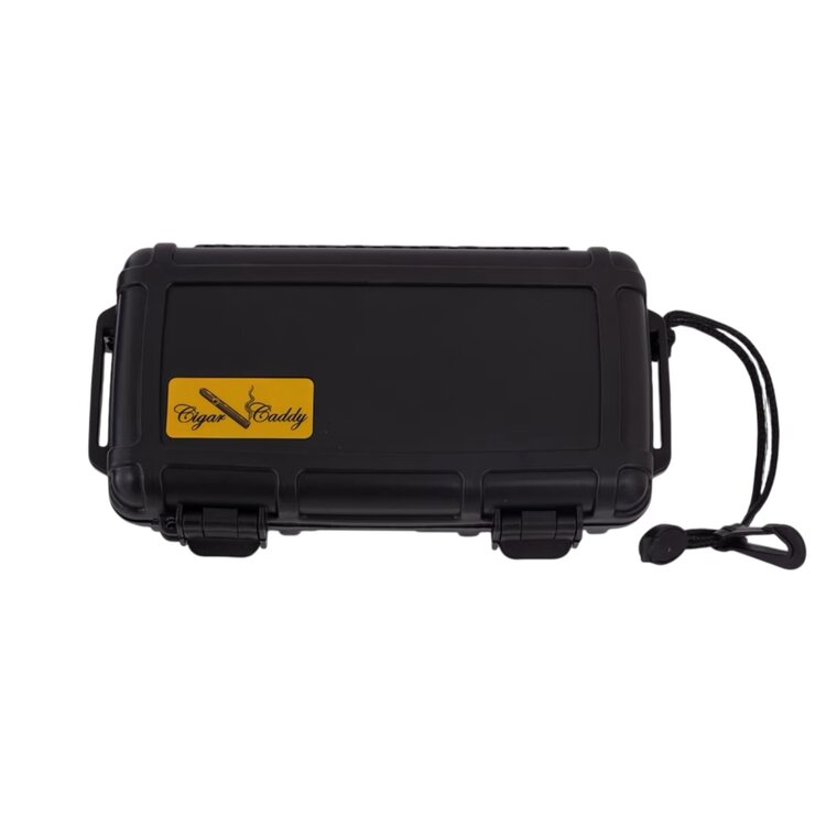 Cigar Caddy Cigar Caddy Travel Humidor - Holds 5 - Black