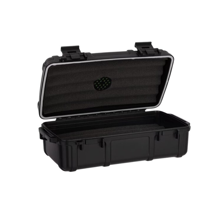 Cigar Caddy Cigar Caddy Travel Humidor - Holds 10 - Black