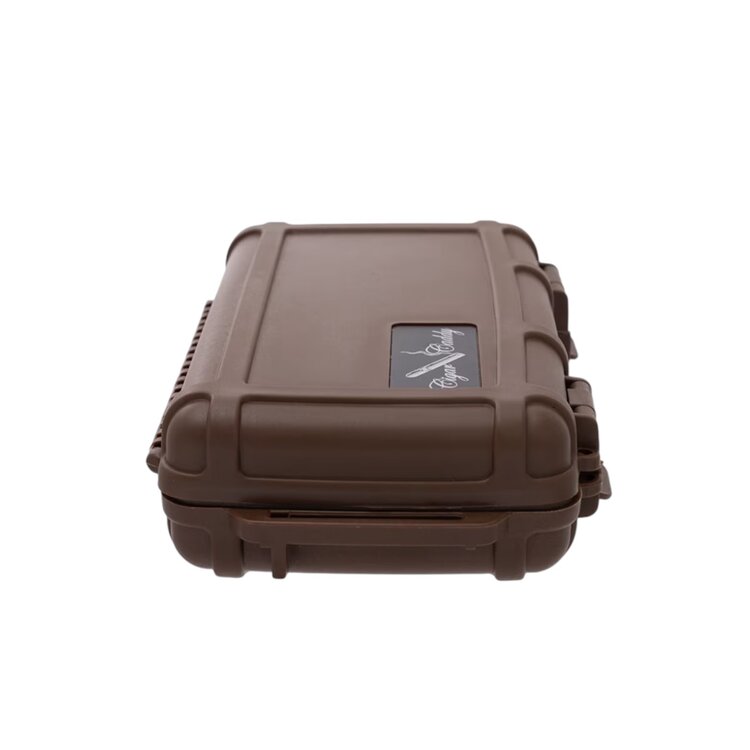 Cigar Caddy Cigar Caddy Travel Humidor - Holds 5 - Brown