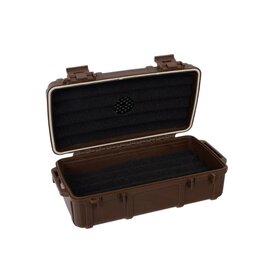 Cigar Caddy Cigar Caddy Travel Humidor - Holds 10 - Brown