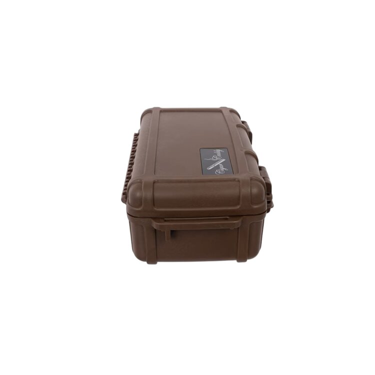 Cigar Caddy Cigar Caddy Travel Humidor - Holds 10 - Brown