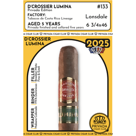 Limited Cigar Association LCA Plus - D'Crossier Lumina Privada Edition