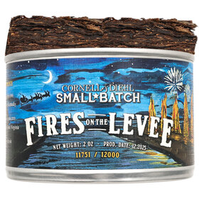 Cornell & Diehl C&D Pipe Tobacco - Small Batch - Fires on the Levee Tins 2 oz.