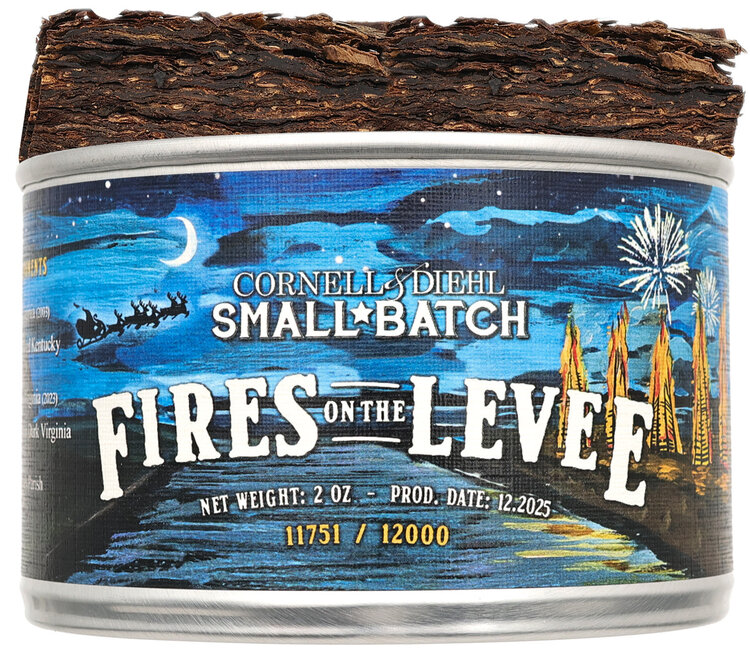 Cornell & Diehl C&D Pipe Tobacco - Small Batch - Fires on the Levee Tins 2 oz.