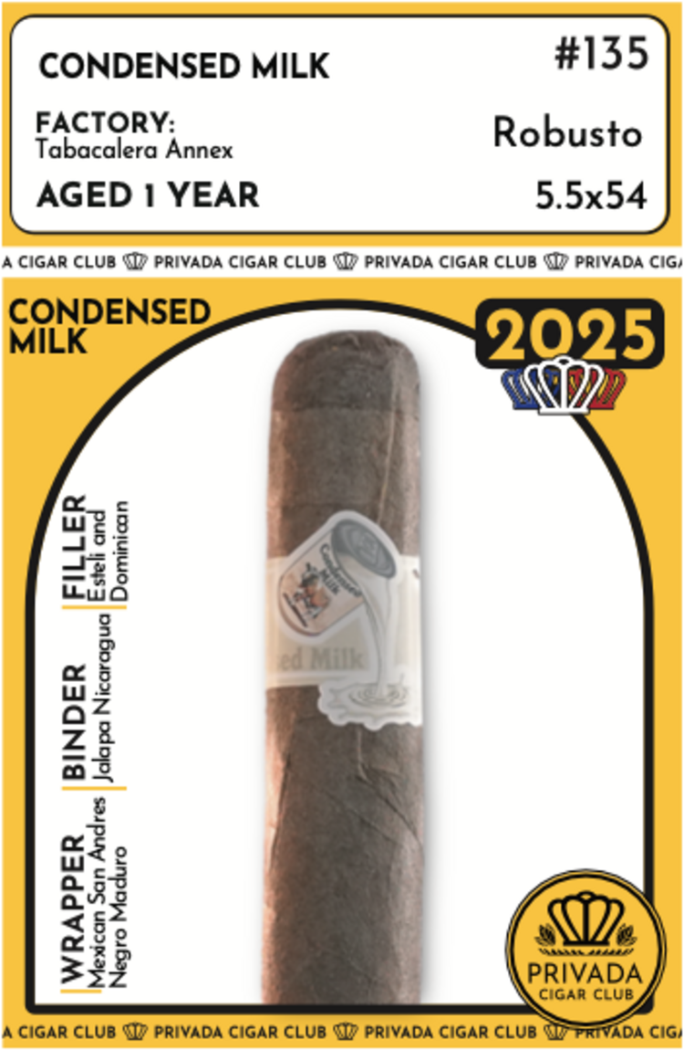Limited Cigar Association LCA  Plus - Condensed Milk