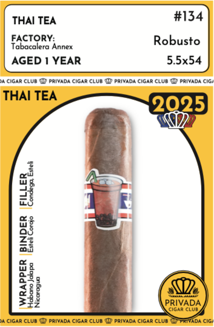 Limited Cigar Association LCA - Thai Tea 2026