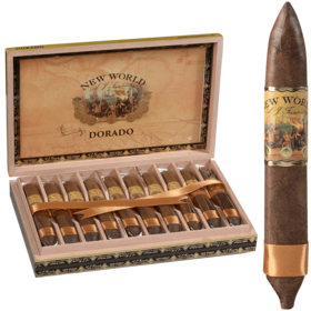 AJ Fernandez New World New World Dorado  Figurado - Box 10