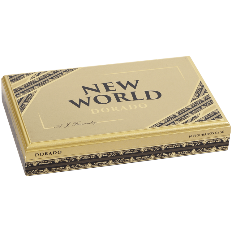 AJ Fernandez New World New World Dorado  Figurado - Box 10