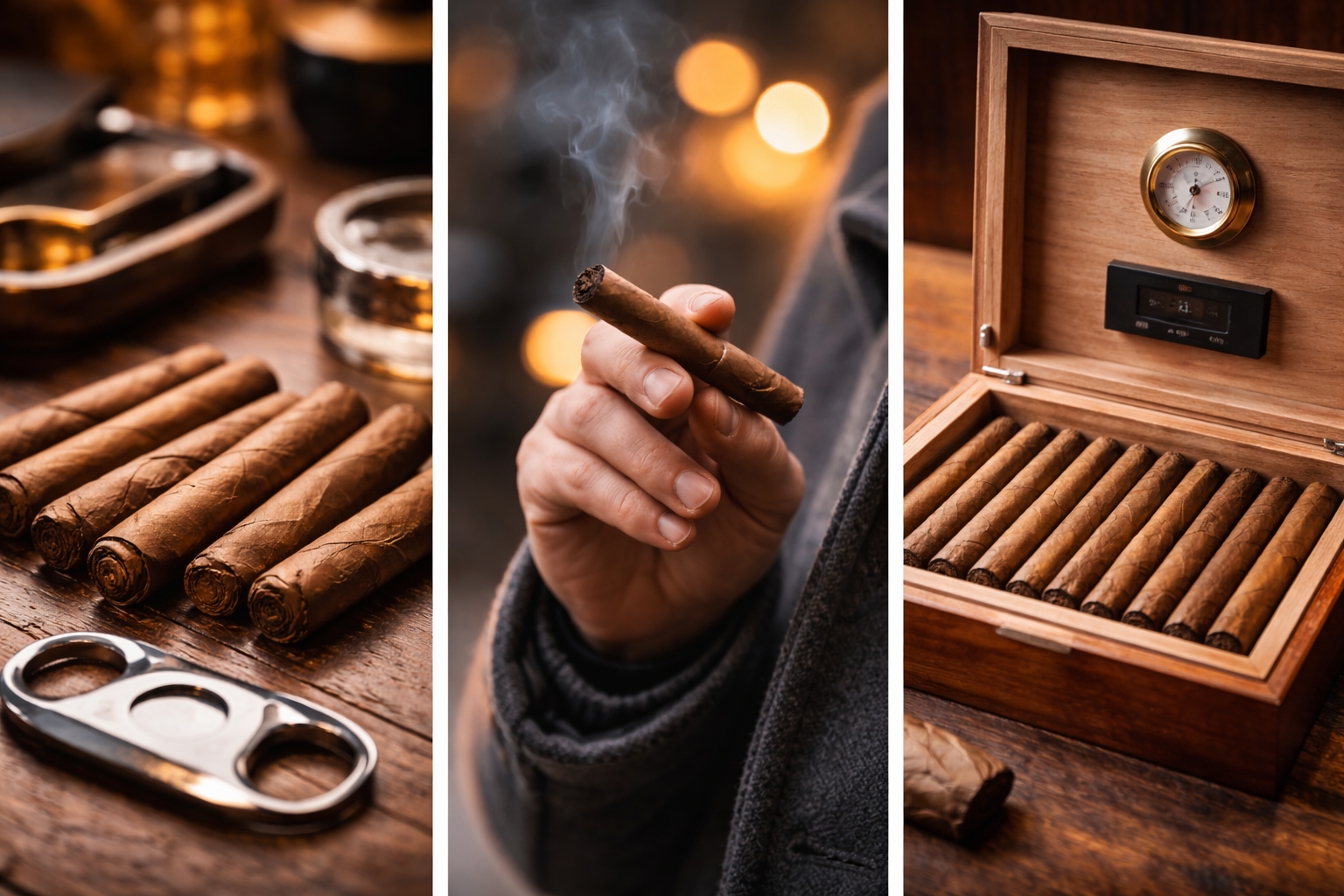 Close-up of a cigar foot showing long filler tobacco for better flavor and burn.