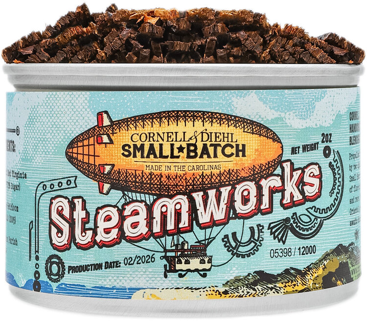 Cornell & Diehl C&D Pipe Tobacco - Small Batch - Steamworks Tins 2 oz.
