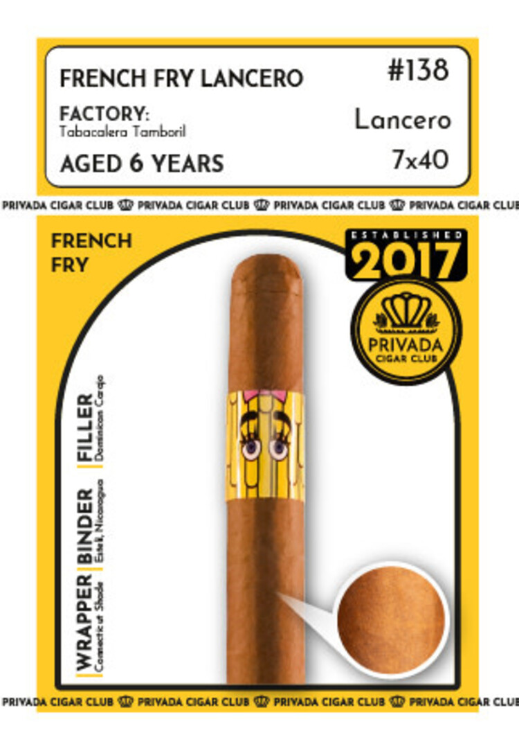 Limited Cigar Association LCA Plus - FRENCH FRY LANCERO