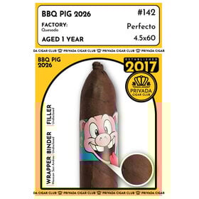 Limited Cigar Association LCA - BBQ Pig 2026 by Quesada