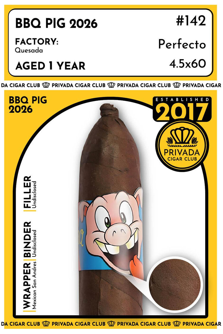 Limited Cigar Association LCA - BBQ Pig 2026 by Quesada
