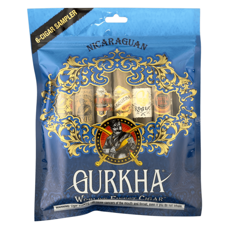 Gurkha Cigars Gurkha Blue Nicaraguan Sampler - 6 Cigars