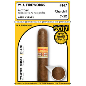 Limited Cigar Association LCA Plus - W. A. Fireworks
