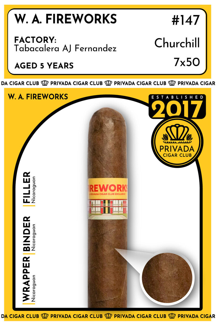Limited Cigar Association LCA Plus - W. A. Fireworks