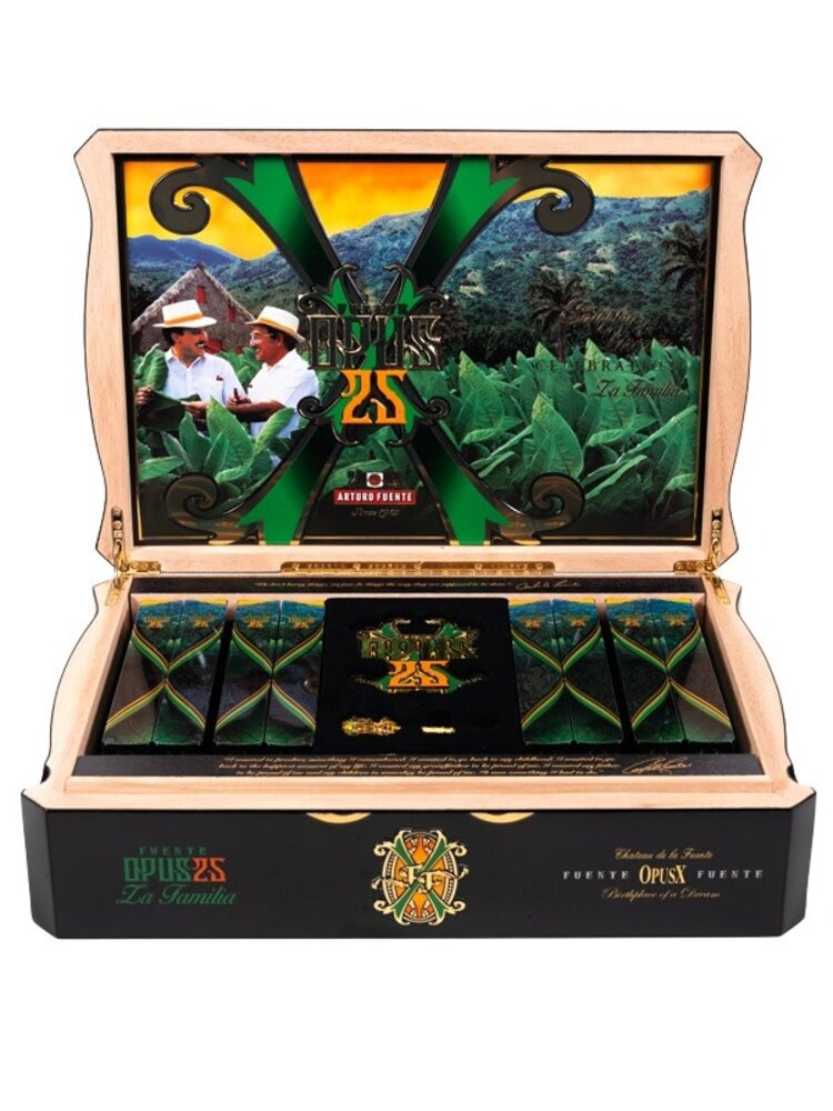 Arturo Fuente Opus X A. Fuente Opus X - 25th Annivesario Figurado - Humidor/20 cigars