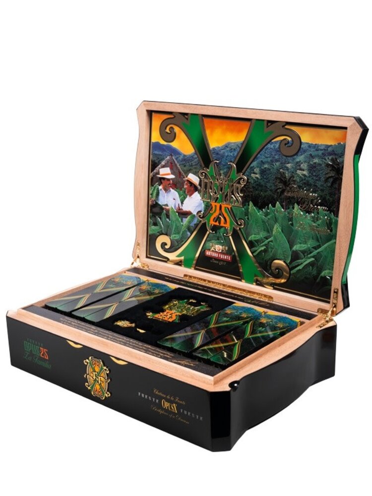 Arturo Fuente Opus X A. Fuente Opus X - 25th Annivesario Figurado - Humidor/20 cigars