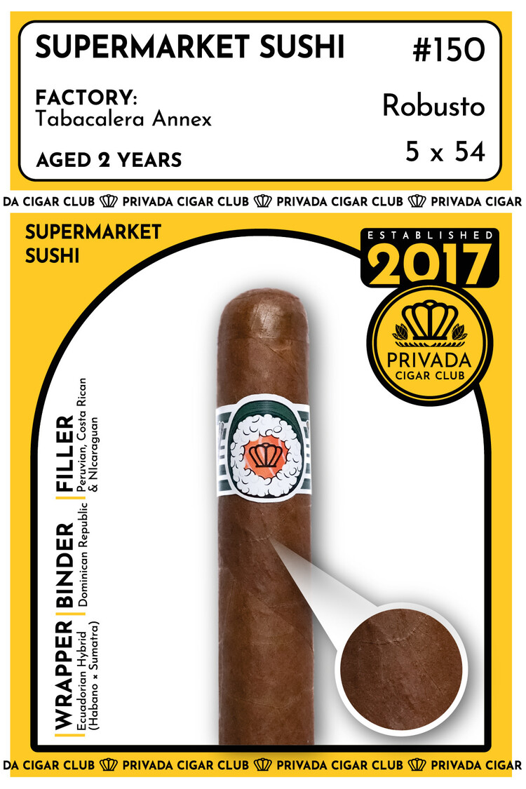 Limited Cigar Association LCA -Supermarket Sushi