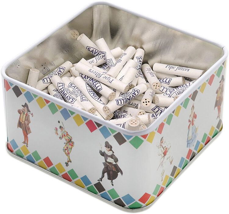 Savinelli Pipes Savinelli 6mm Charcoal Pipe Filters - 100pk