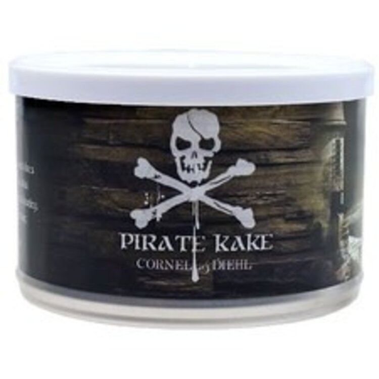 Cornell & Diehl C&D Pipe Tobacco Pirate Kake Tins 2 oz.