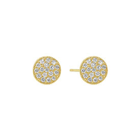 Tierno Diamond Stud Earrings