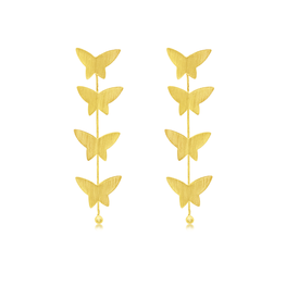 Papillon Butterfly Gold Earring