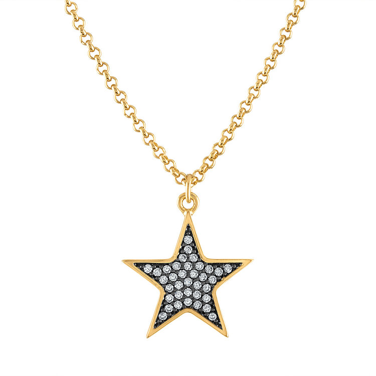 Large Star Pendant Necklace