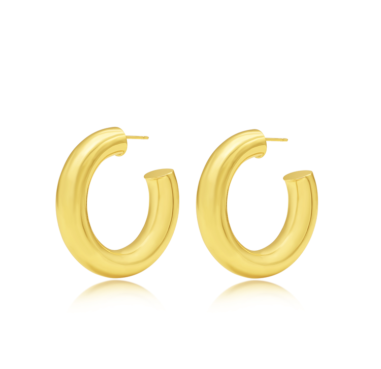 Bianca Shinny Hoop Earrings