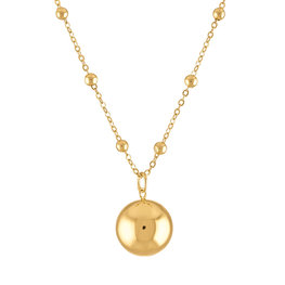 Olivia Gold Ball Long Necklace