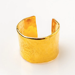 Wide Cuff 24K Gold Plated