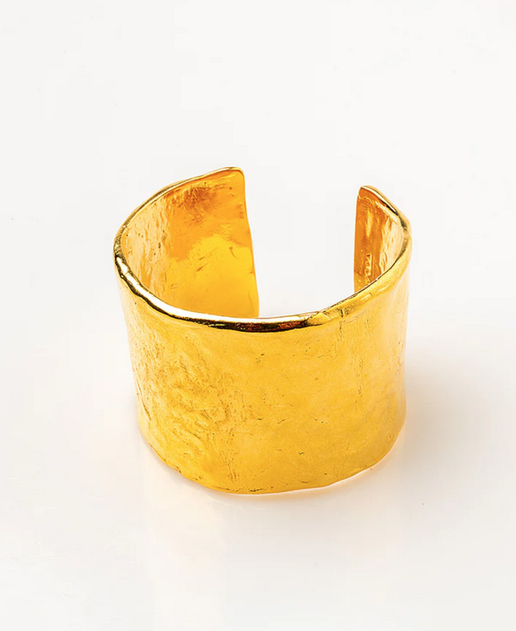 Wide Cuff 24K Gold Plated