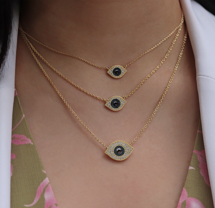 Small Evil Eye Necklace