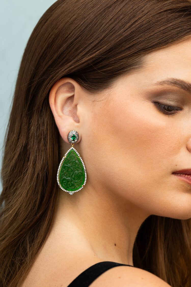 Eva Jade Earrings
