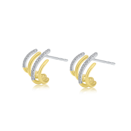 Golden Brilliance Earrings
