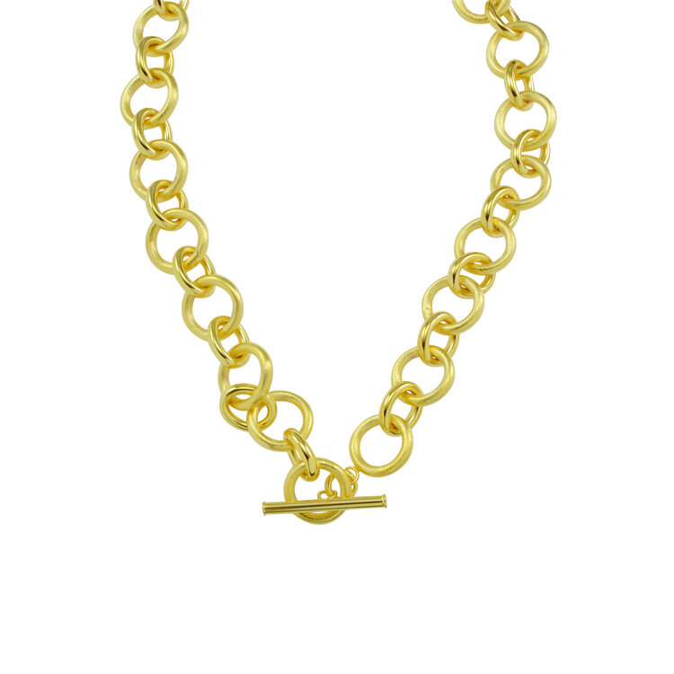 Lux Big Links Toggle Necklace