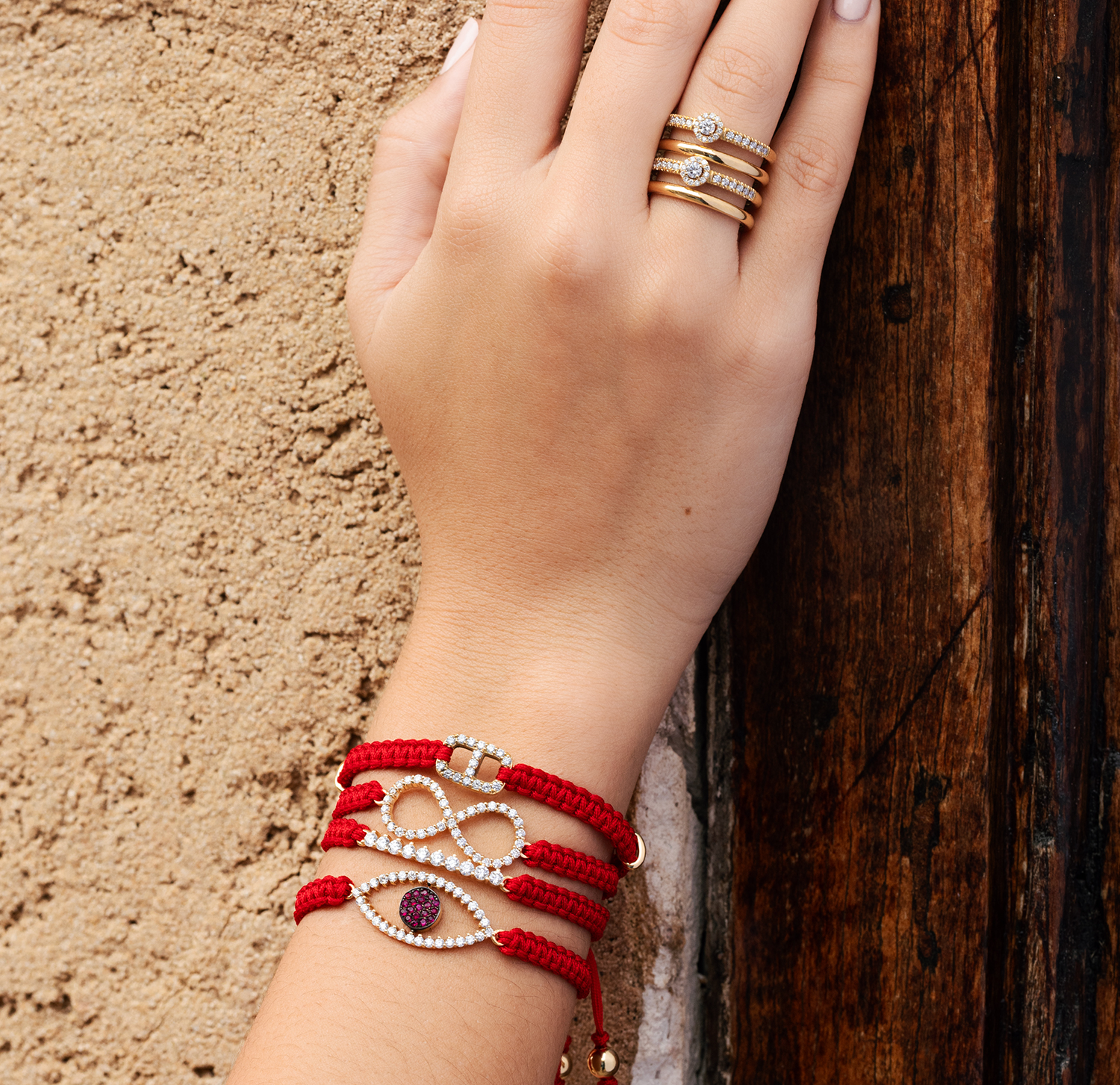 Red cord outlet bracelet cartier
