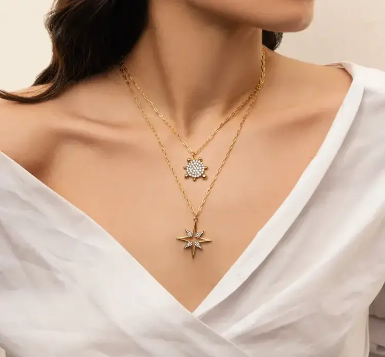 Angie Star Short Necklace