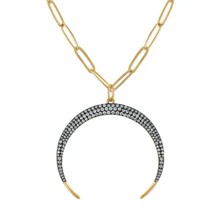 Fifi Horn Long Necklace